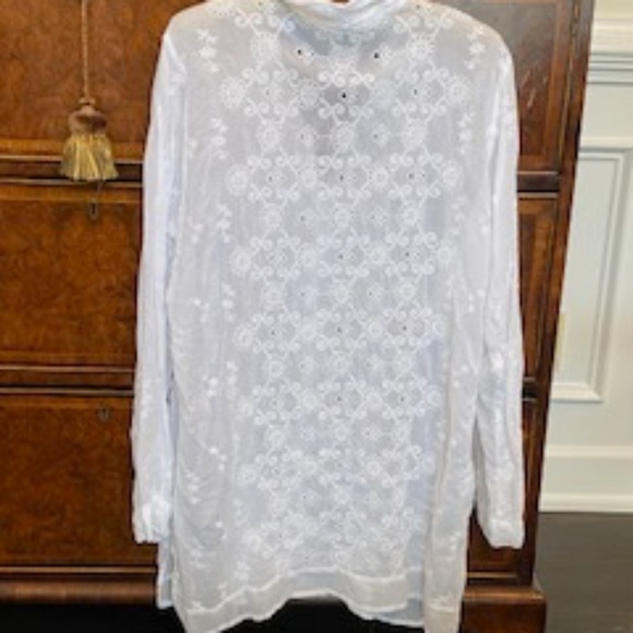 Johnny Was blouse Large white - Picture 13 of 13